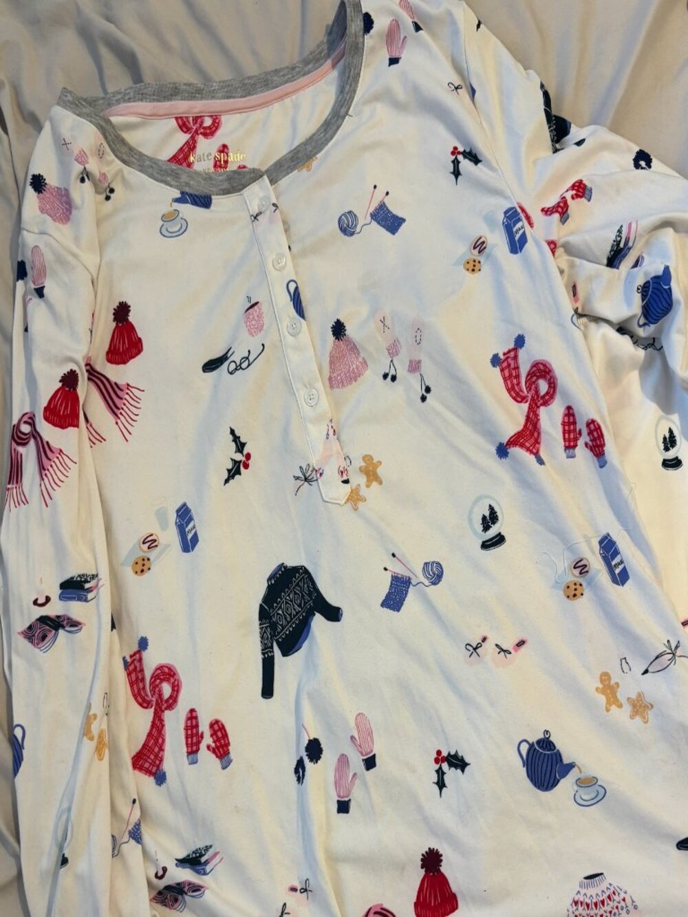Kate Spade winter wonderland pajama set